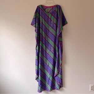 Embroidered Kaftan Bright Colorful